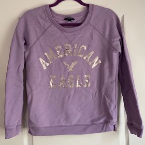 Purple AE Crew Neck